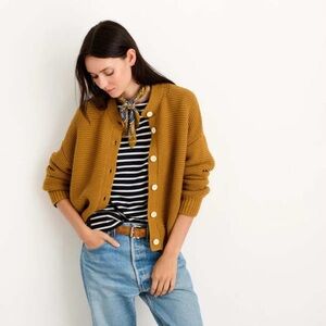 Alex Mill Women's Nico Chunky Cardigan Golden Khaki